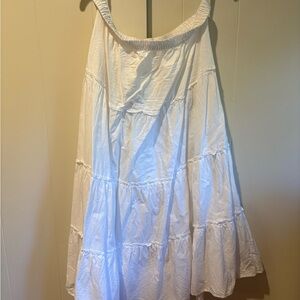 Sunday Best White A-Line Skirt. Doen vibes!!!